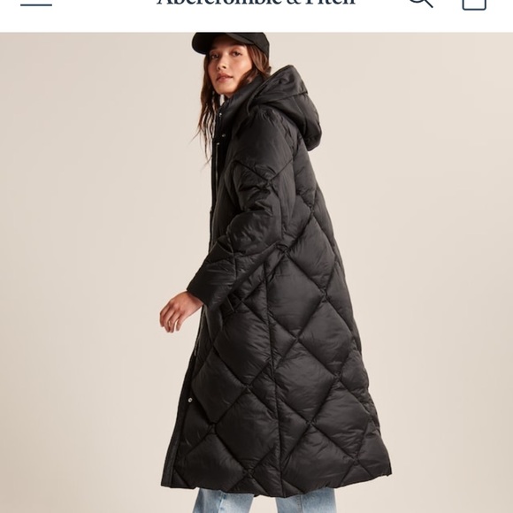 Abercrombie and Fitch puffer jacket - Picture 2 of 5